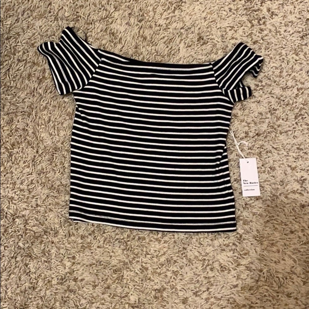 Off Shoulder Crop Top